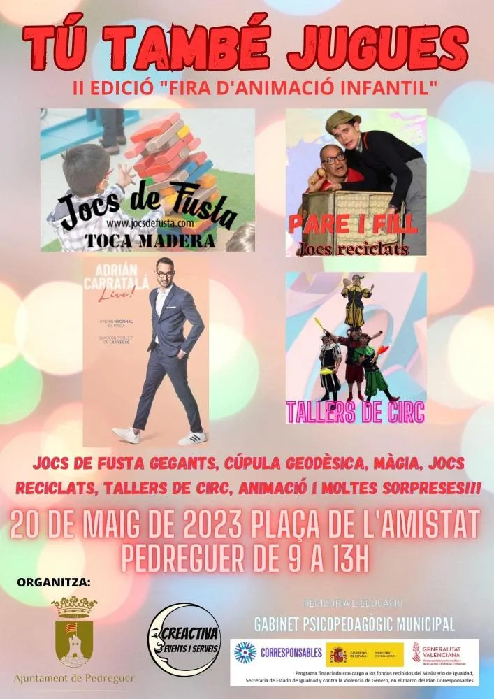 Tú també jugues - 2ª edició "fira d` animació infantil"